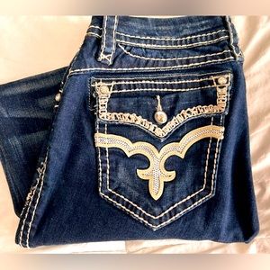 ROCK REVIVAL MAY SKINNY JEANS SIZE 31 long
